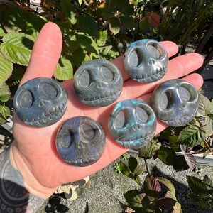 Labradorite Jack Skellington Head Crystal